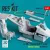 RESKIT RSU48-0539 A-10C Thunderbolt II cockpit (Detailed edition) for GWH kit (3D Printed) (1/48)